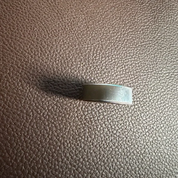 Oura brushed Silver Ring size 8